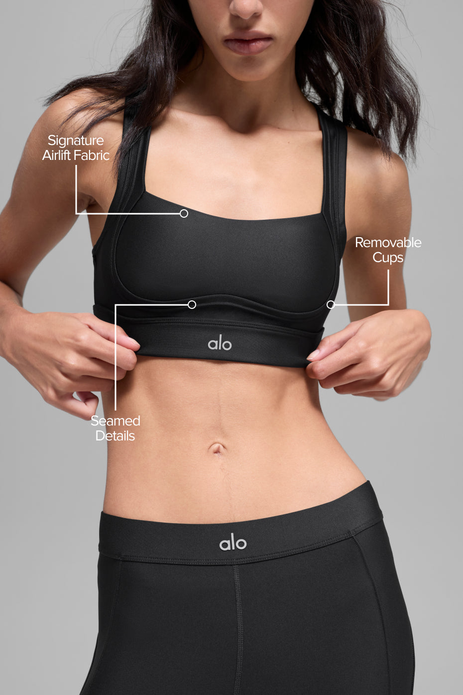 Airlift Ignite Bra - Black - Image 2