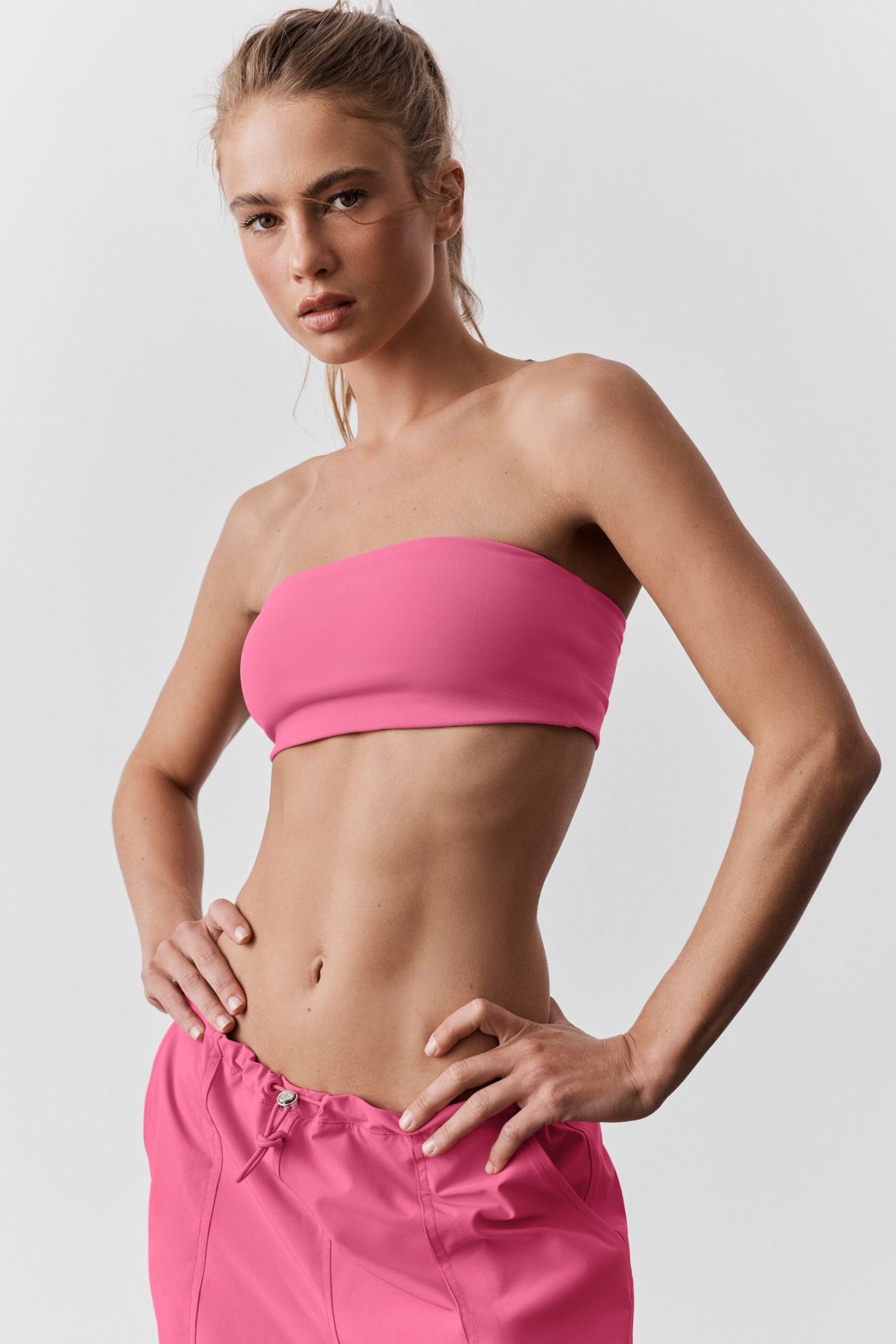 Airbrush Bandeau Bra - Paradise Pink - Image 3