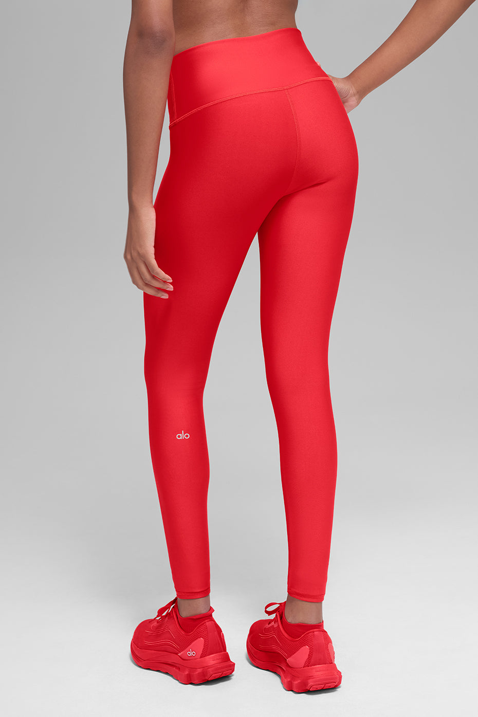 Airlift Winter Warm High-Waist Legging - Bright Red - Image 2